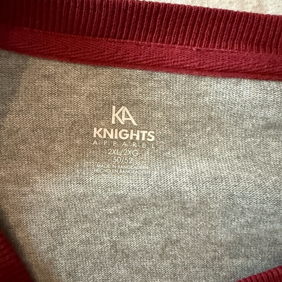 Washing State Cougars Comfy Long Sleeve - 2X size - red and gray knights apparel - Picture 6 of 8